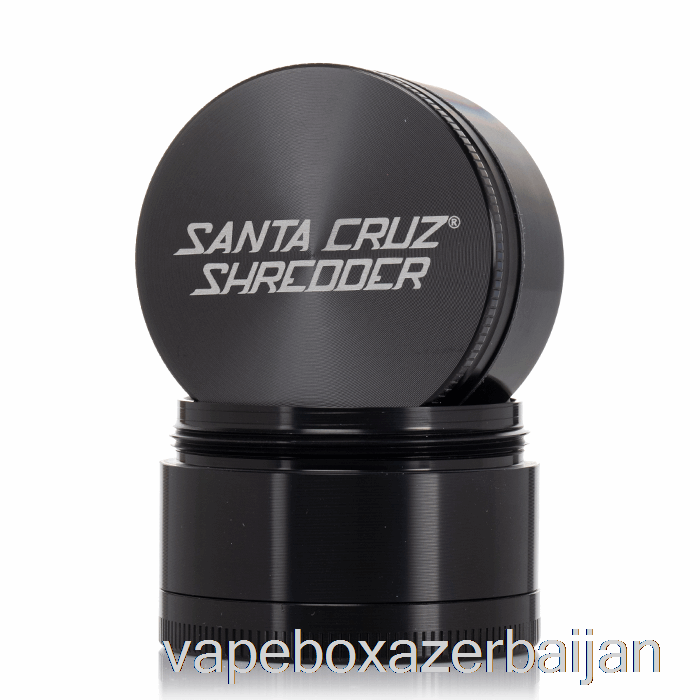 Vape Box Azerbaijan Santa Cruz Shredder 2.2inch Medium 4-Piece Grinder Black (53mm)